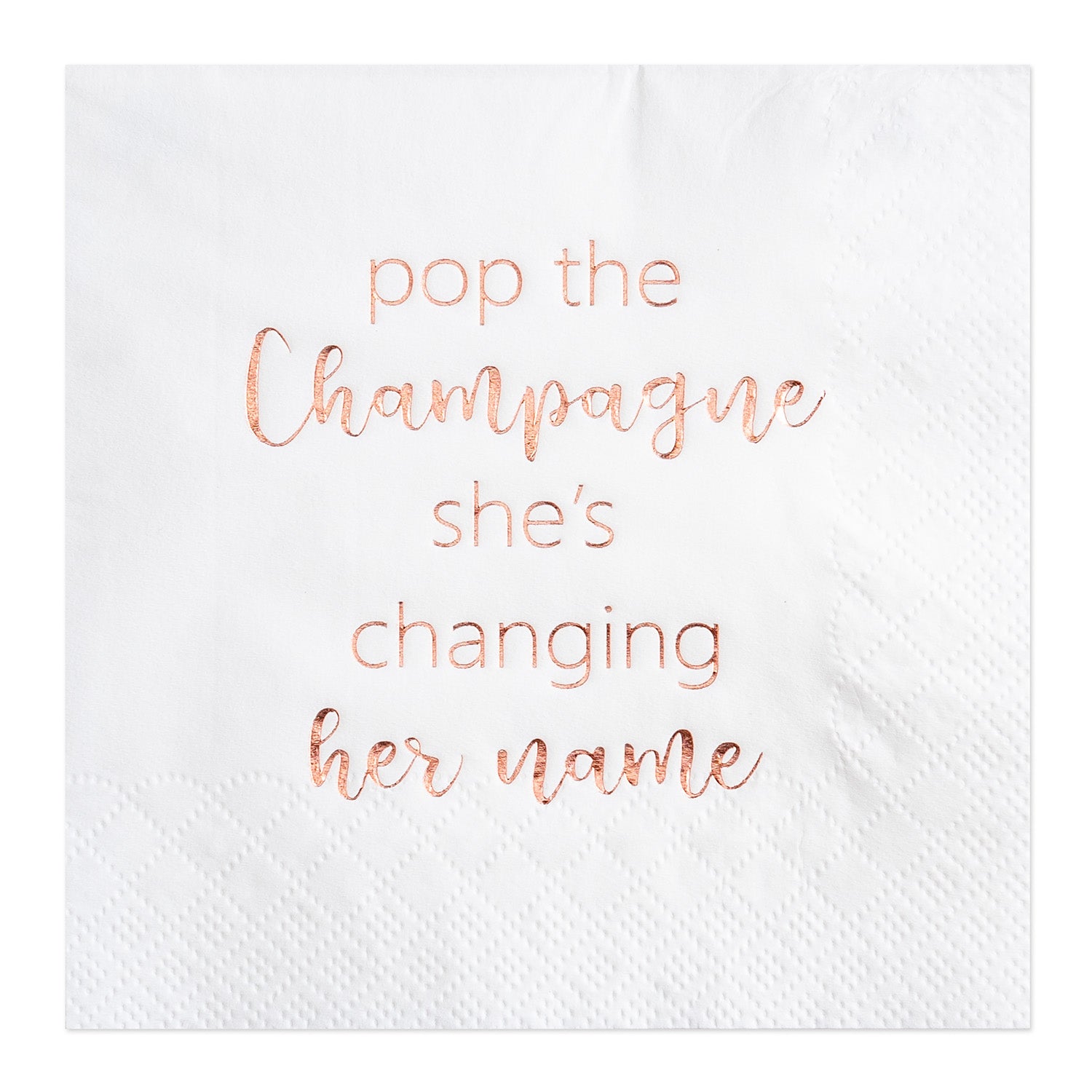 Bridal Shower Napkins Champagne Napkins Bachelorette Napkin Bridal