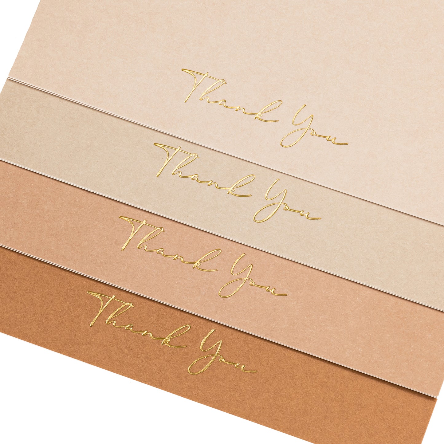 Crisky 50 Pack Thank You Greeting Cards With Envelope Neutral Series Thank You Cards for Wedding/Bridal Shower/Baby Shower/Business/Graduation